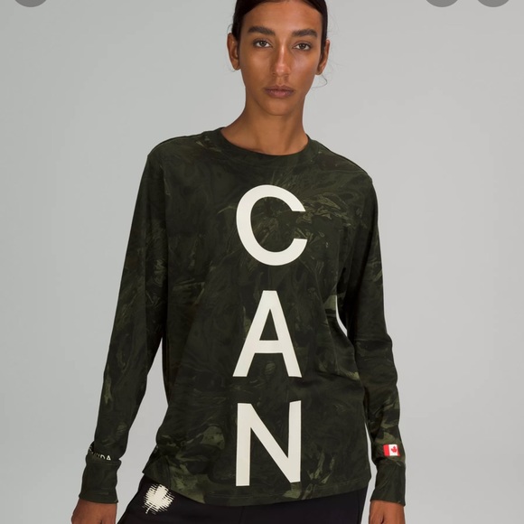 lululemon athletica Tops - NWT Lululemon Team Canada All Yours Long Sleeve Shirt